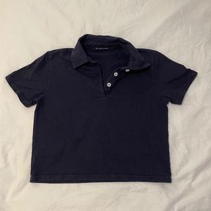Brandy Melville Navy Blue Polo T Shirt